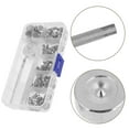 thumbnail image 4 of WEUVEB Snap Fasteners Stainless Steel 25Sets Round 0.5x0.5x0.2in, 4 of 8