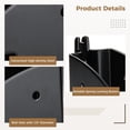 thumbnail image 2 of E Track Wood Beam Brackets, 4PCS E Track Wood Beam Socket Fittings, Cargo Tie Down Accessories, Cargo Storage Lumber Brackets for Trucks, Trailers, RVs, Vans, 2 of 6