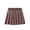 red plaid, variant on Girls High Waisted Plain Pleated Skirt Skater Tennis School Uniforms Skirt Lining Shorts