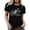 Black, variant on Trendfront Womens Summer Tops Western Riding with Purpose Graphic Tee Short Sleeve Crewneck Fashion T Shirts Casual Inspirational Shirts