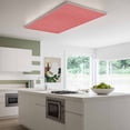 thumbnail image 3 of Vintage Coral Red Magnetic Fluorescent Light Covers for Ceiling Lights 2x4Ft,Farmhouse Retro Solid Color Linen Texture Office Classroom Kitchen Drop Ceiling Light Covers Filters Shade Panel 4Packs, 3 of 9