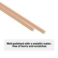thumbnail image 4 of Uxcell 5-Pack Copper Round Rod 1.2mm x 300mm T2 Copper Stock, 4 of 7