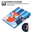 thumbnail image 2 of Dteck Universal 6.5 - 7.5 inch Tablet Case, Multi-Angle Stand Flip Wallet Case with Cards Slots Magnetic Buckle Cover For RCA Voyager 7" /Galaxy Tab A 7" and other 6.5 - 7.5 inch Tablet, Red Fox, 2 of 5