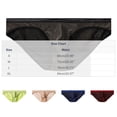 thumbnail image 2 of PBFRDSJ Mens Bikini Briefs Cute Seamless Low Rise Breathable Thong Lightweight Comfy Bikini Underpant for Lounge Home, 2 of 4