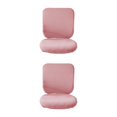 thumbnail image 4 of Guardoinrt Soft and Breathable Swivel Chair Cover Seating Experience Pink Backrest + Cushion Cover 2Set, 4 of 6