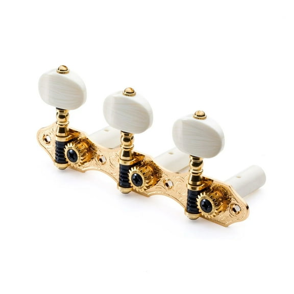 Taylor Nylon Series Guitar Tuners, Pearloid Buttons - GOLD, #80463