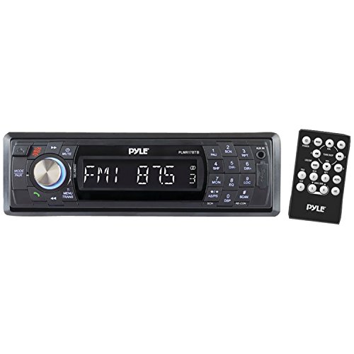 AM/FMMPX InDash Marine Detachable Face Radio w/SD/MMC/USB Player & Bluetooth Wireless