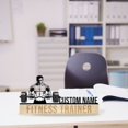 thumbnail image 4 of Handmadetneonsign Fitness Trainer Metal Nameplate, Weightlifter Desk Nameplate, Trainer Desk Decor 037900, 4 of 5
