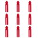 thumbnail image 2 of Juego De 9 Protectores / Protectores De Dardos De Aluminio Anodizado Rojo+Juego De 9 Protectores / Protectores De Dardos De Aluminio Anodizado Azul Baoblaze none, 2 of 8