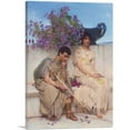 thumbnail image 1 of ARTCANVAS An Eloquent Silence 1890 Canvas Art Print by Lawrence Alma-Tadema - Size: 40" x 26" (0.75" Deep), 1 of 9