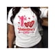 thumbnail image 1 of Valentine's Day Print Shirt Men's Women's Crew Neck T-Shirt Cotton Short Sleeve Sports Tee, 1 of 5