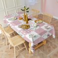 thumbnail image 5 of Pioneer Flower Floral Print Pattern Rectangle Tablecloth 60"x120",Waterproof Polyester Rectangle Table Cloth, Wipeable Spillproof Polyester Tablecloth for Dining, Camping, Indoor and Outdoor, 5 of 6