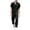 Black, variant on 2DXuixsh Skin Tight Jumpsuit Men Spring and Summer Lightweight Jumpsuit Comfortable Lapel Solid Jumpsuits Casual Plus Size Short Sleeve Jumpsuit Men Jumpsuits and Rompers Elegant Black Xxxl
