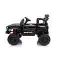 thumbnail image 4 of Ambifirner 24V Ride On Toys : 2 Seater Kids Electric Vehicle, Battery Powered Ride On Car w/Remote Control, Bluetooth, LED Lights, Suspension Spring Black, 4 of 6