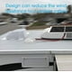 thumbnail image 4 of Pase de techo solar, Pase de techo, Pase de cable para autocaravana, Pase de cable ABS, 11*9.5*4cm TUNC Sencillez, 4 of 5