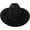 Black, variant on CalCastle Craft 12pcs Mini Cowboy Hat Western Wedding Favors Decoration 2" Black