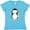 Aqua, variant on Inktastic Penguin Women's V-Neck T-Shirt