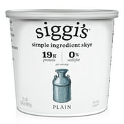 Siggi's Icelandic Skyr Nonfat Yogurt, Plain, 24 oz