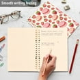 thumbnail image 2 of Strawberry Cakes Spiral Journal Notebook College Ruled Notebook 8.3" x 5.7" A5 Lined Thick Paper Page, 2 of 6