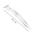 thumbnail image 2 of Unique Bargains 1 Pc Reusable Eyebrow Tweezer for Bathroom Travel Hotel White Stainless Steel, 2 of 4