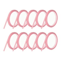 Uxcell 10 Rolls Whiteboard Tape Graphic Chart Tape 8mm 54.7 Yard Art Tape Thin Self-Adhesive Pinstripe Tape Masking Tape, Pink