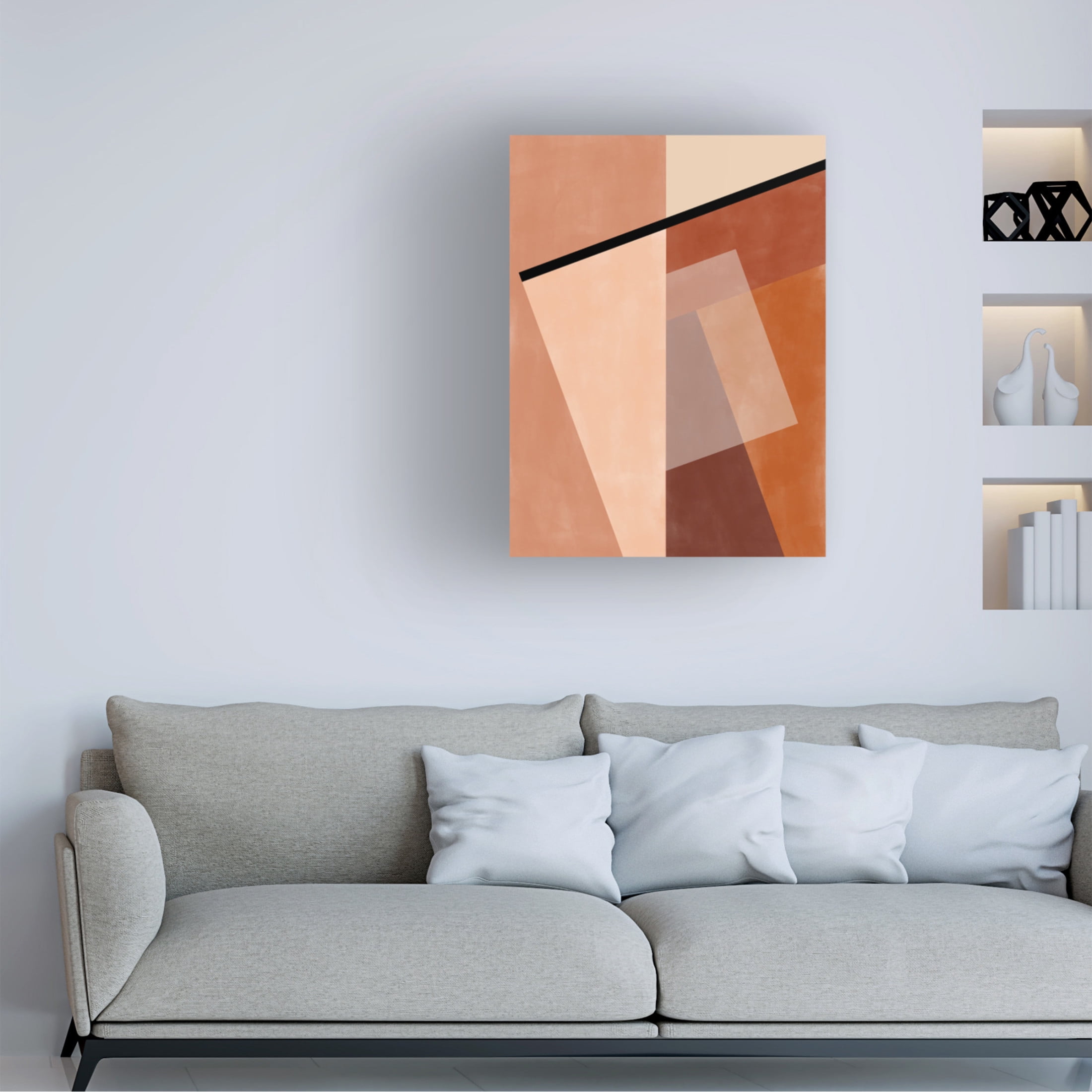 Trademark Fine Art Elena Ristova terracotta40 Canvas Wall Art