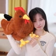thumbnail image 4 of Lindo muñeco de peluche de gallo grande de dos colores, suave y agradable para la piel, muñeco de máquina de agarre grande, 4 of 5