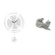 thumbnail image 5 of Adorno De Reloj De Pared Acrílico Con Grandes Números Arábigos Y Escultura De Gato Para Cocina, Estudio, Dormitorio, Sala De Estar, Oficina, Decoración, Regalo, 5 of 8