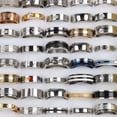 thumbnail image 6 of HOOUN Wholesale 200pcs BULK LOT mixed STAINLESS STEEL RINGS MEN'S Fashion Wedding Gift, 6 of 7