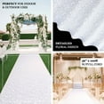 thumbnail image 4 of Efavormart 36" x 50ft White Floral Lace Aisle Runner, 4 of 11