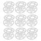 thumbnail image 1 of 100pcs Clear Shirt Buttons Coat Snaps Buttons Invisible Snaps Fasteners Press Stud DIY Sewing Accessories (15mm), 1 of 4