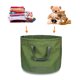 thumbnail image 5 of Bolsa resistente para hojas de jardín 46x55cm, lona impermeable, incluye aro de plástico, ideal para limpieza de césped y patio (632g), 5 of 7