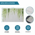 thumbnail image 6 of Sage Green Placemats Set of 6, Summer Botanical Leaves Watercolor Placemats for Dining Table, Place Mats for Kitchen Tabletop, Waterproof Wipeable Dining Table Mats Set, 6 of 9
