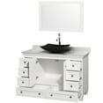 thumbnail image 4 of Wyndham Collection Wcv800048swhcmovm24 48" Free Standing Vanity Set - White, 4 of 7