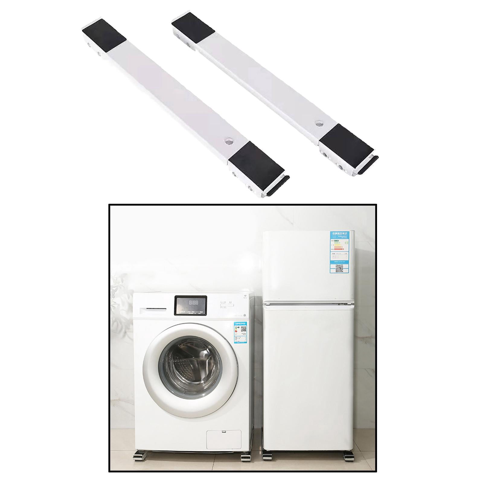 Removable Washing Machine Stand Washing Machine Refrigerator Stand Bracket for Mini Fridge Refrigerator - White