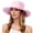 Pink, variant on Bucket Hats for Men Women Summer Wide Brim Breathable Boonie Hat Uv Protection Sun Hat Fishing Hiking Hats