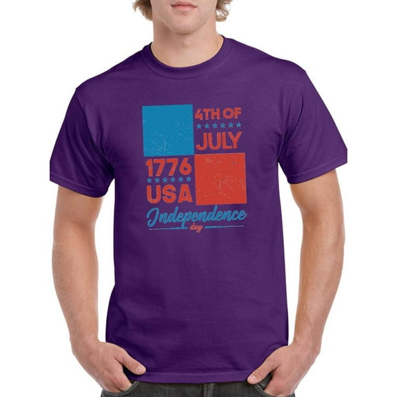 4Th Of July 1776 T-Shirt Men -Image by Shutterstock, Male Small