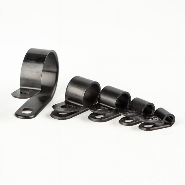Clips de Cable de Nylon ZHAOCHENG 200uds Tipo R 5mm Negro CC-0.5