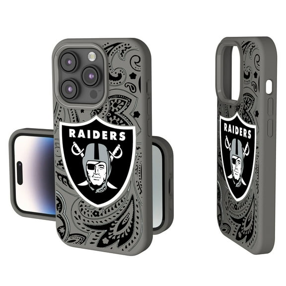 Las Vegas Raiders Paisley iPhone Soft Touch Case