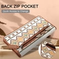 thumbnail image 4 of [Mother’s Day Gift Present] APHISON Aztec Ultra Slim Canvas Wallet for Women, RFID Blocking CardHolder, Bifold Long Wallet - 009, 4 of 6