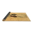 thumbnail image 2 of Ahgly Company Indoor Square Abstract Brown Modern Area Rugs, 5' Square, 2 of 4