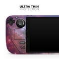 thumbnail image 4 of Design Skinz - Compatible with Steam Deck - Skin Decal Protective Scratch-Resistant Removable Vinyl Wrap Cover - Vibrant Sparkly Pink Space, 4 of 5