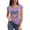 Yellow, variant on UNISHE Women's American Flag Heart Graphic V-Neck Short Sleeve T-Shirt Casual Loose Summer Tees Tops