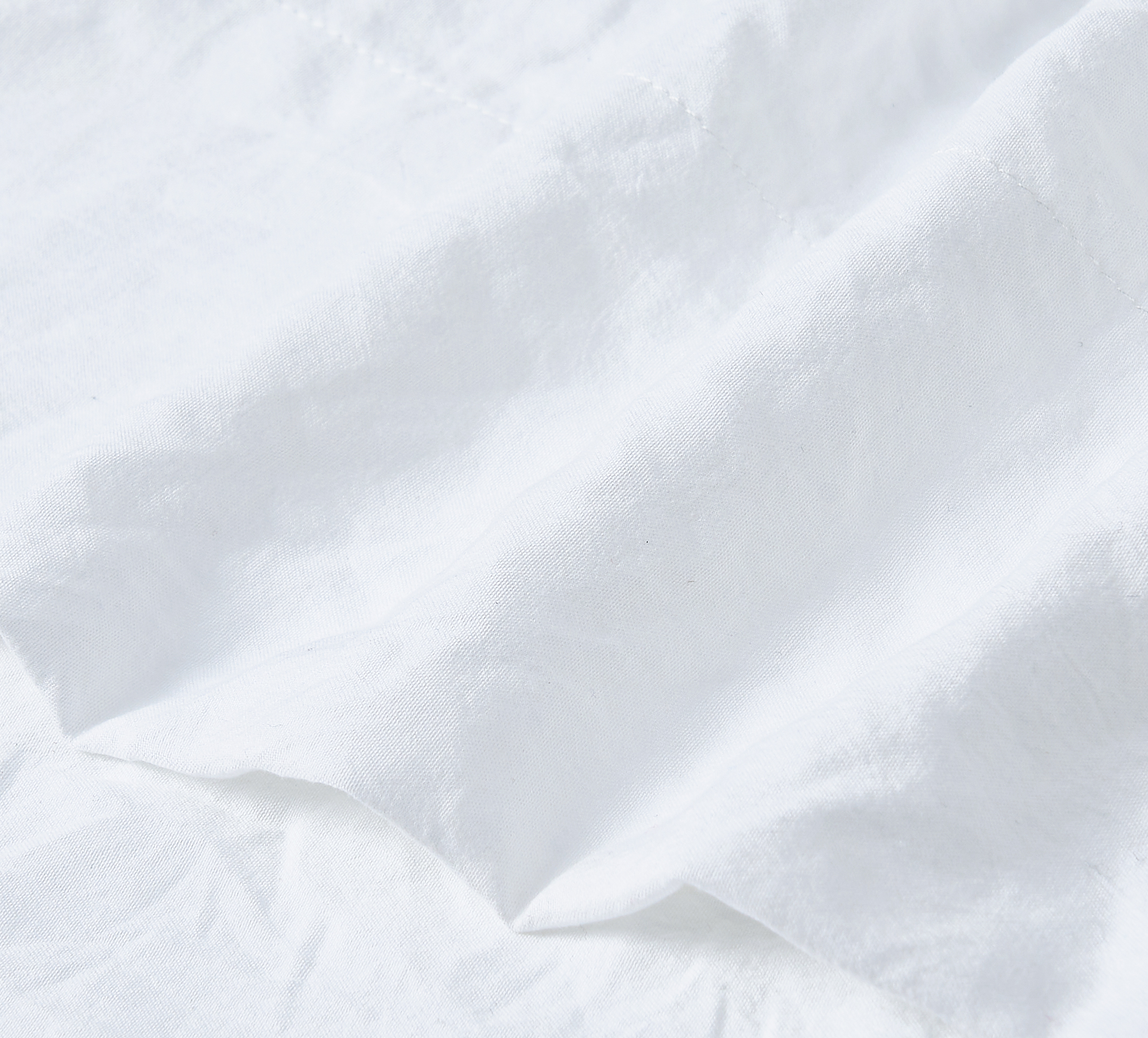 Mainstays Washed Ultra Soft Microfiber Sheet Set, Queen, Arctic White photo 7