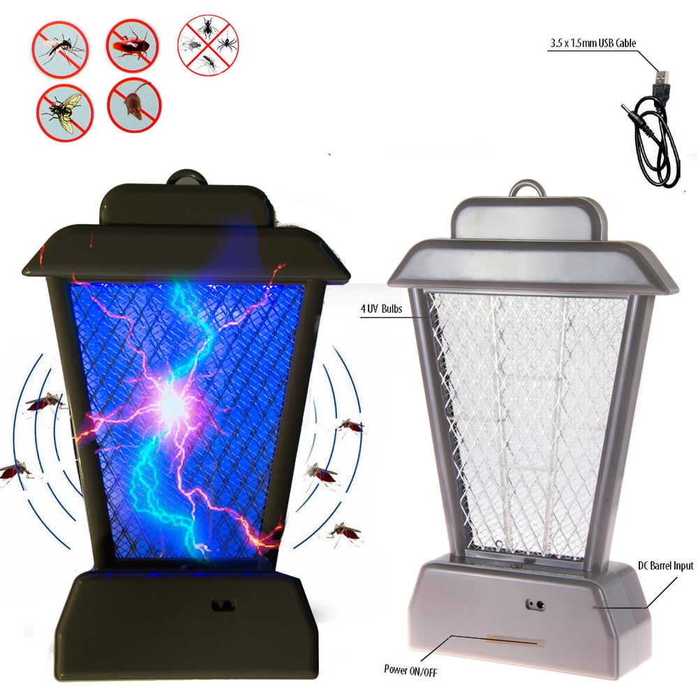 New Insect Mosquito Bug Zapper UV Light Fly Pest Bug Trap Lamp Killer