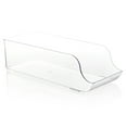 thumbnail image 3 of EatEx 1 Pack Clear Plastic Bathroom Vanity Storage Bin with Handles - Container Organizer for Soaps, Shampoos, Conditioners, Cosmetics, Hand Towels, Hair Brush, Body Spray, Lotion & More, 3 of 6