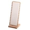 thumbnail image 2 of Desktop Jewelry Display Stand White Leather Surface Necklace Holder Rack 27x10cm, 2 of 8