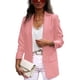 thumbnail image 1 of Blazer para mujer, traje informal, chaqueta holgada, abrigo para mujer, ajustado, solapa, trabajo de oficina, manga larga, chaqueta frontal abierta, abrigo fino, prendas de vestir, 1 of 4