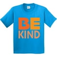 thumbnail image 3 of Inktastic Be Kind Logo in Orange Youth T-Shirt, 3 of 5