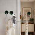 thumbnail image 4 of Lenkho Decorative Swivel Metal Wall Hook, Foldable Coat Rack Hook, Multi‑Purpose Wall‑Mount Hanger for Clothes, Hats, Bags, Ideal for Bathroom, Kitchen & Bedroom Storage, 4 of 6